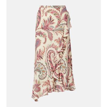 25 FW  어시메트릭 페이즐리 러플 미디 스커트 TP560790126 147608215