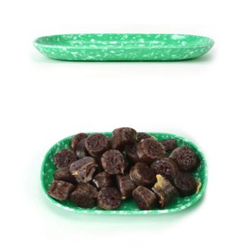 멜라민 순대 떡볶이 튀김 분식 반찬 그릇 18.8cm 5호 찬그릇