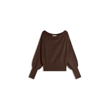 [해외] 버쉬카 골지 헴 브라운 긴팔 니트 스웨터 / 7120/693 BROWN