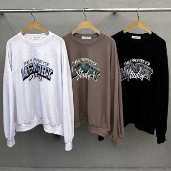 나야홍 / 빅사이즈티 X113L601 오브메모리오버맨투맨 SE