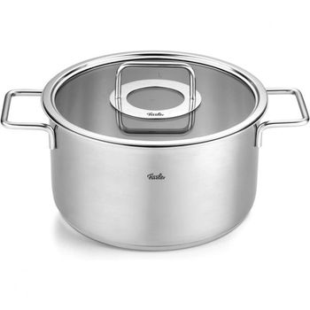 [해외] 독일 휘슬러 냄비뚜껑 Fissler Pure Stainless Steel Saucepan (Diameter 24 cm 5.7 L) Pots wit