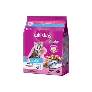 위스카스 고양이사료 주니어 오션피쉬 1.1KG