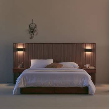 텐리 템바보드 호텔식 원목 서랍 침대 프레임 킹 1600 Q/K 1800 2000