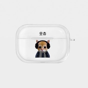 [투명에어팟 춥다냥]버즈 케이스 에어팟프로2 버즈2
