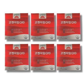 고려은단 코엔자임Q10 90캡슐 6박스 (S51562286)