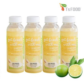 TS FOOD 겟프레시 얼린 냉동 코코넛워터&깔라만시 주스 330ml 4병