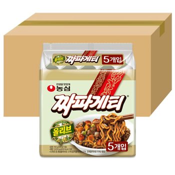 오뚜기 농심 짜파게티 멀티팩 봉지라면 140gX40개(1박스)