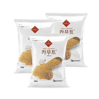 고대곡물 정품 카무트 쌀 (500gX3봉)