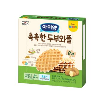 아이얌 촉촉한 두부와플 감자 64g x 9개