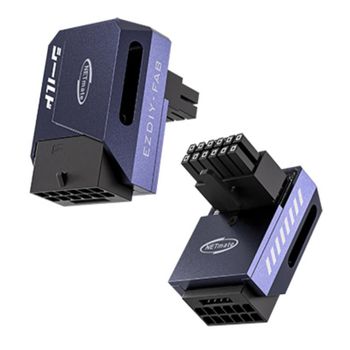 600W 12V 변환 어댑터 12VHPWR젠더 그래픽카드변환젠더 12VHPWR커넥터 90도젠더 컴퓨터젠더