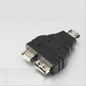 SATA 젠더 eSATA 변환 Y형 eSATA M to SATA Coms USB