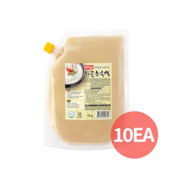 미선 사골 농축액 10kg (1kg x 10) 맛집 비법 칼국수 만두국 설렁탕 곰탕 국물 육수 베이스