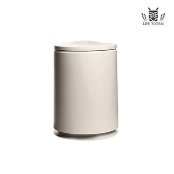 라이프토템 트윈 원터치 휴지통 12L 아이보리 사무용휴지통 다용도휴지통 사무실휴지통 가정용휴