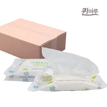 퀸마루 화장실용 비데티슈 10매 20개 물에 풀리는