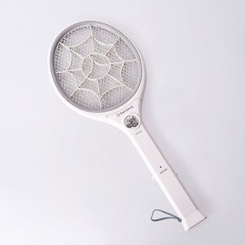 삼정크린마스터 LED초강력 맥스건전지2개 전기모기채 해충킬러 파리채