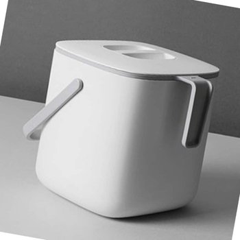 음식물 수거함 아이보리 밀폐형 경량 쓰레기통 위생용기 소형 보관용기