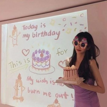 빔프로젝터 미니 캐주얼 생일 파티 필수템 조명 미니 (WFH5GYM)