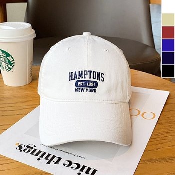 레터링 햄튼 스타일 뉴욕 볼캡 1P 고품질 데일리 일상 (WFG8QYU)