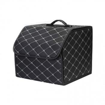 트렁크 정리함 인조가죽 10717 퀼팅 차량용 RD 접이식