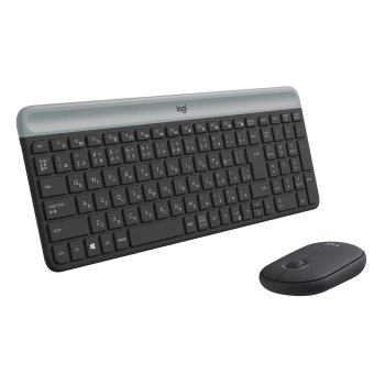 [해외] 로지쿨 MK470GR 무선 키보드 마우스 세트 그라파이트