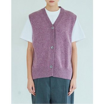 [MOMEN] Every Moment Knit Vest - Purple_XMCBVYZA41163
