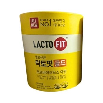 락토핏 골드 140포 x1통 (140일분) All New 리뉴얼 보장균수 40억CFU