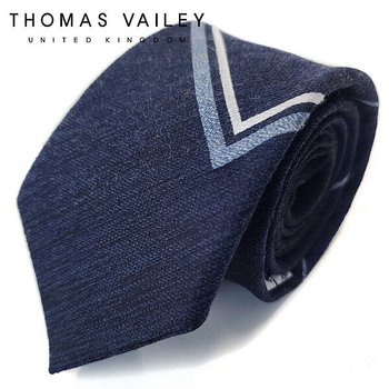 [토마스베일리] 토마스베일리 실크넥타이-호텔 네이비 7.5cm (P001377485)