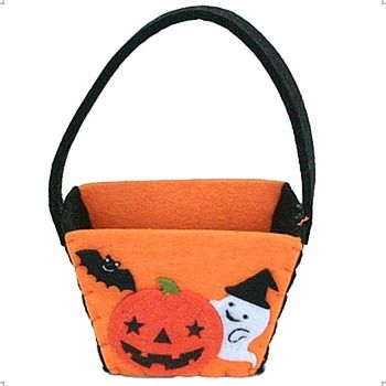 할로윈친구들 사탕바구니 오렌지 할로윈용품 할로윈아이템 할로윈데이 할로윈파티 할로윈장식