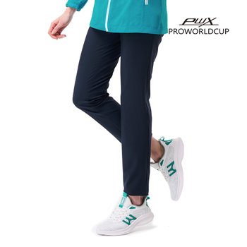 [본사공식] 프로월드컵 Q223-7621-1DN 여성 벨트형 밴딩 팬츠