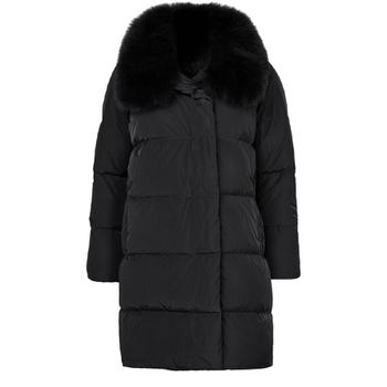 25 FW 이브살로몬 여성 Puffer jacket with a fox fur collar c99 YVE9W85VBCK8AAAA00 TP