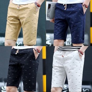 슬림핏FIB 남성반바지 여름 남성바지 면바지 밴딩팬츠 (WFFKMT6)