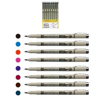 중성펜 8색 마이크론 사쿠라 PN세트 피그마