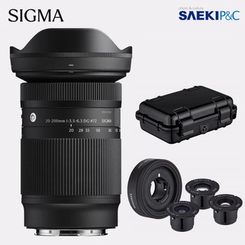 SIGMA C 20-200mm F3.5-6.3 DG 소니 FE + 삼양 리마스터 슬림 3SET (단렌즈+줌렌즈 세트)