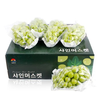 [바로배송] [과일예찬] 탐나는 김천 샤인머스캣세트 4kg(특5-6수)