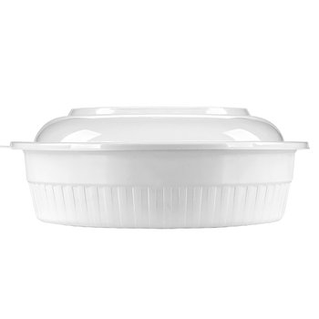 [DS] DS-319 갈비찜 해물찜 고강도 원형 찜용기+뚜껑 / 특대 / 100세트