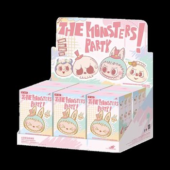 [해외] Pop Mart Labubu Party Series Reversible Plush Pouch Sealed Case (6 Blind Boxes)