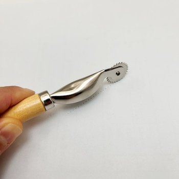 소프트 원목 원단 룰렛 재단 룰렛 마킹 휠 도구 공방 가죽 우드 시접 재단용 패턴용