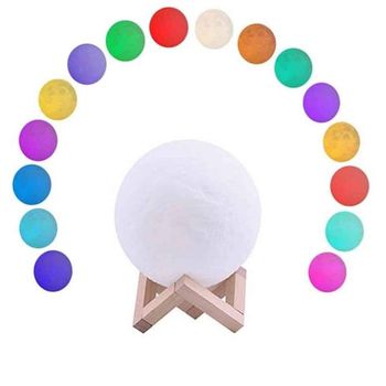 키즈마무드등 달무드등 18cm 레인보우 조명선물 침대조명 작은무드등 인테리어소품