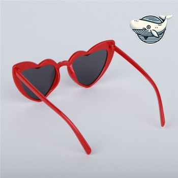 레드 하트 뿔테 선글라스 패션 아이웨어 썸머
