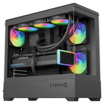 컴이지 킹덤 비바리움 맥스 미들타워 케이스 블랙