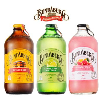 분다버그 3종 혼합 자몽+진저비어+레몬라임 375ml x 12병 (각 4병씩)