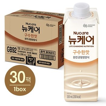 뉴케어 구수한맛 (200mlx30팩) 1박스