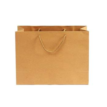 종이 Q5Y8G6X2 쇼핑백 브라운 40x30cm 가로형 무지