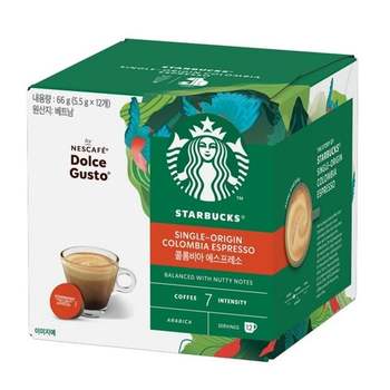 스타벅스 I8B6V2I3 커피캡슐 호환 싱글오리진 콜롬비아 12개입