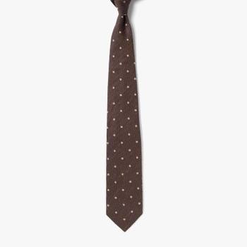 [신세계백화점]STILE LATINO /스틸레 라티노/MICRO DOT TIE 1/수입넥탕이/ LIGHT BROWN /SLE2M80018A55