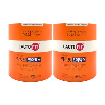 종근당건강 생유산균 락토핏 코어맥스 2g x 180포 x 2통 /An