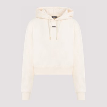 [해외배송] 자크뮈스 크롭 드로우코드 소프트 패브릭 후드티 24E241JS162 2341 130