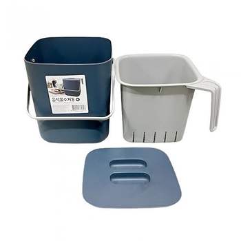 음식쓰레기통 4L 내통분리 수거통 음식물 쓰레기 처리함