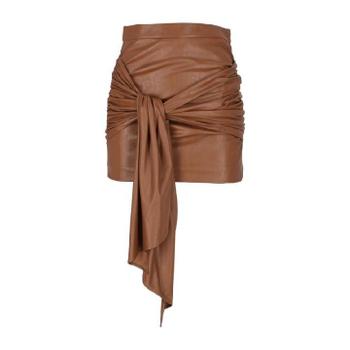 Elisabetta Franchi 지퍼 디테일 주름 스커트 GO21166E2 FK3 TP979525076