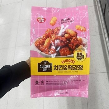 동원 퀴진 인싸이드 치킨  떡강정 500g P00370358